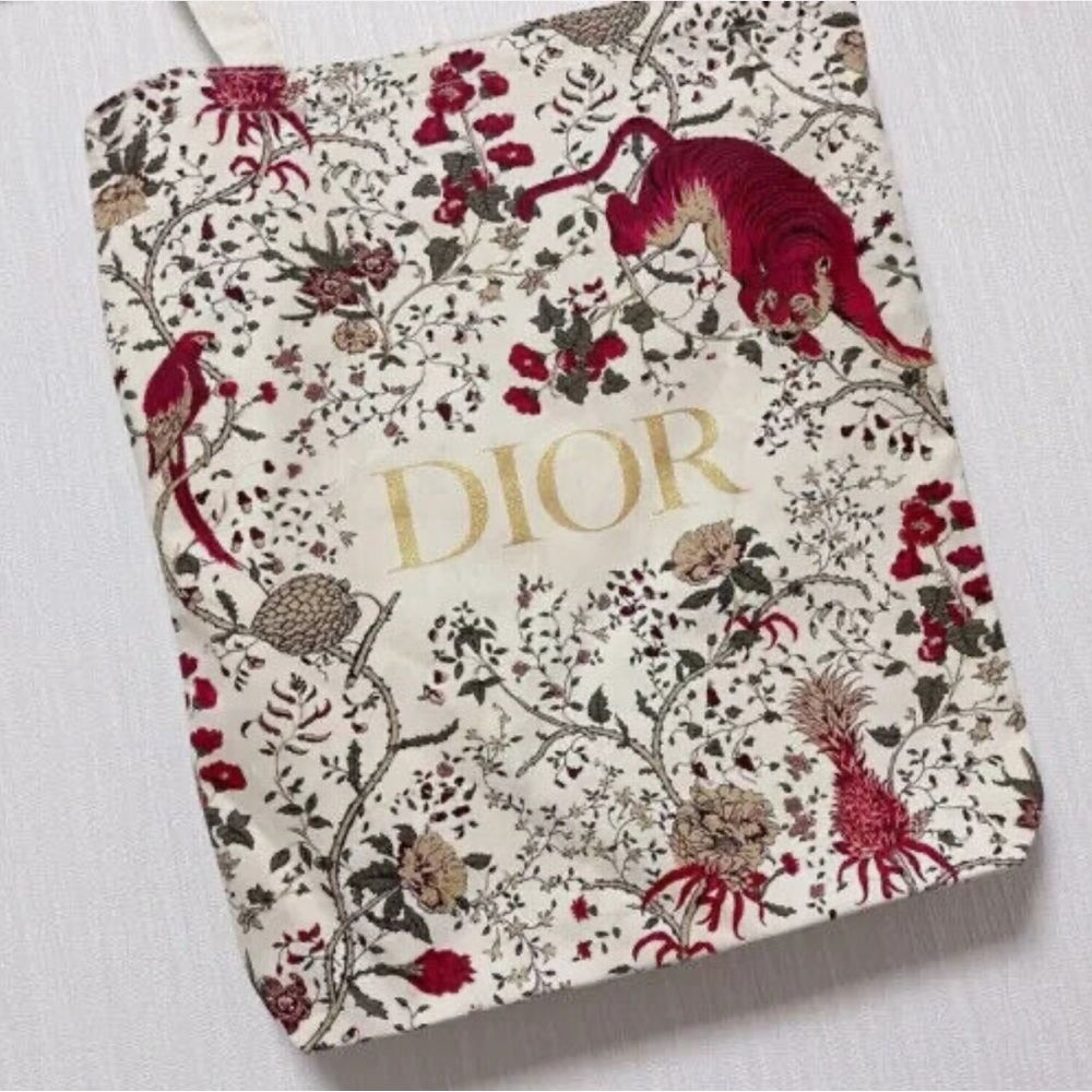 Christian Dior Tiger & Floral Print Tote - 2023 (GWP) - Picture 3 of 3